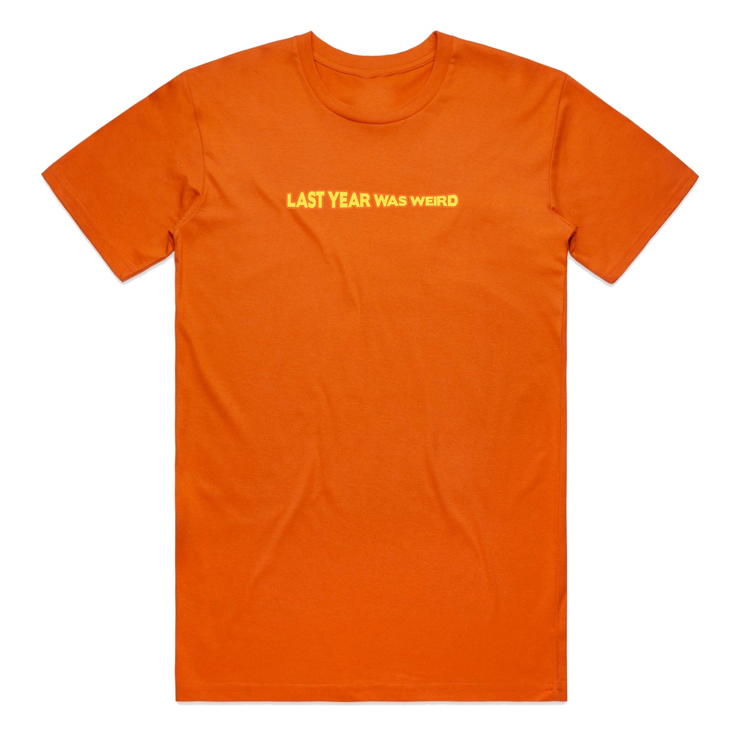 LYWW V2 EMBROIDERED LOGO TEE - ORANGE