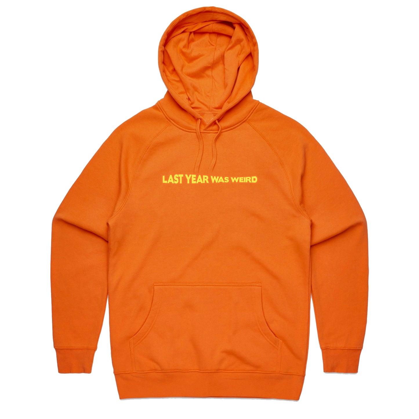 LYWW EMBROIDERED HOODIE - ORANGE