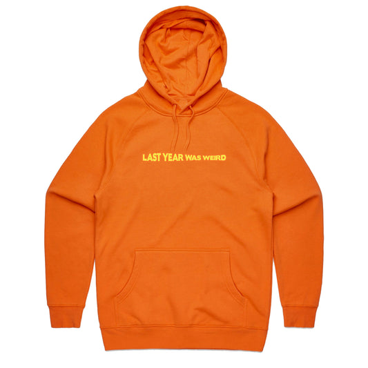 LYWW EMBROIDERED HOODIE - ORANGE